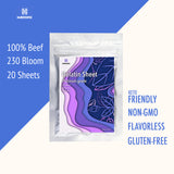 Haodong Beef Gelatin Sheets Small [PLATINUM GRADE] - HAODONG