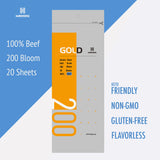 Haodong Beef Gelatin Sheets Lite [GOLD GRADE] - HAODONG